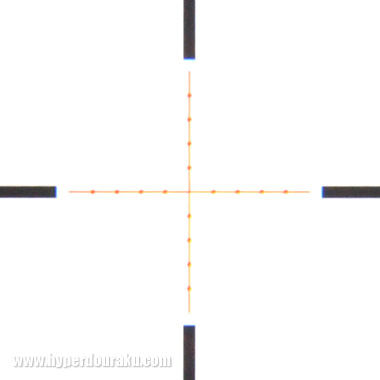 レティクル中心部の拡大。