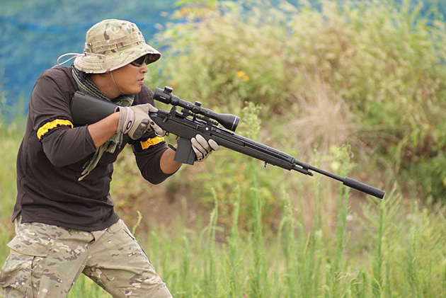 サバイバルゲームに夢中