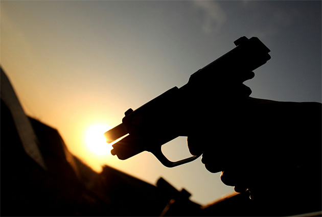 地平線のマズルフラッシュ