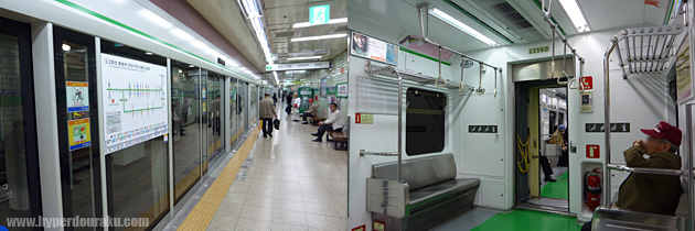 ソウルの地下鉄