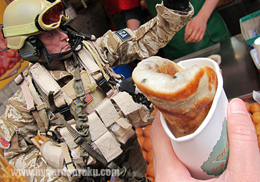 パリッと周りが焼けた皮ともっちもちの食感