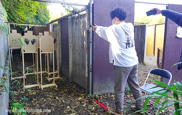 ハンドガンを使用