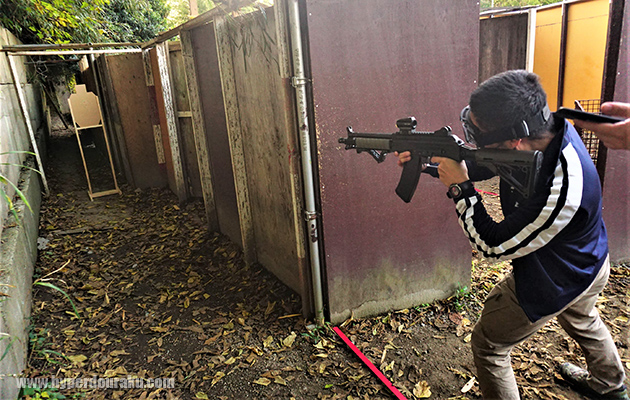 ライフルによるシューティング