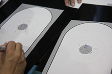 1発が8点リングに