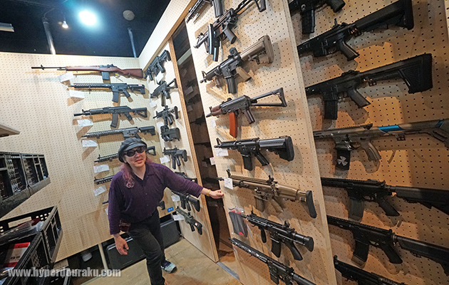 中古エアガンのコーナー