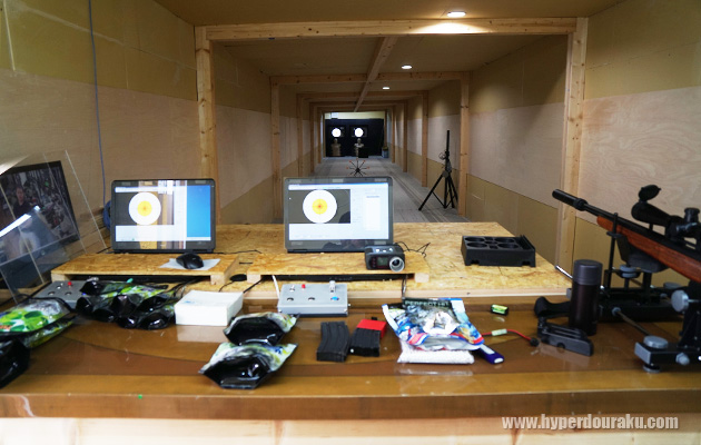 25mの屋内シューティングレンジ