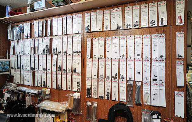 トレーニングウエポンの各種パーツ