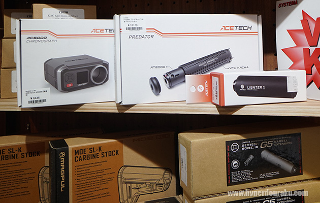 ACETECHの弾速計、トレーサー