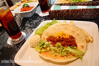 アイスティーとタコス