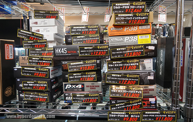 ハンドガンの価格