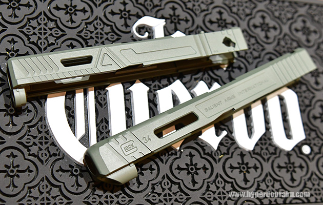 東京マルイ　G34/G18C用カスタムスライド・セラコート仕様