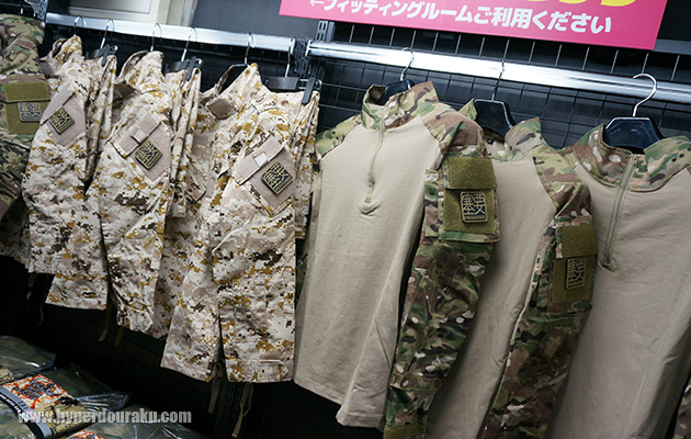 BDUやコンバットシャツ