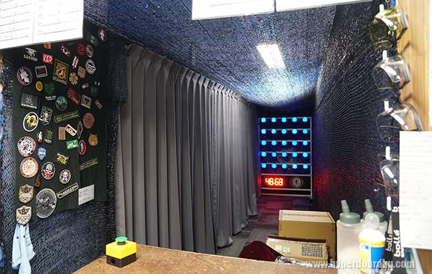 約7mのシューティングレンジ