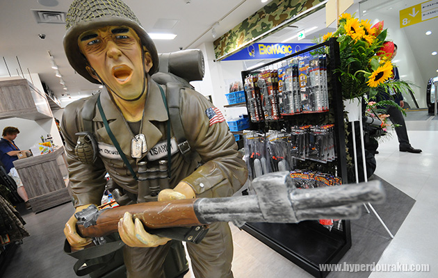 アメリカ兵のマネキン