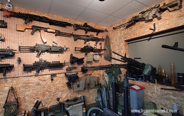 マシンガンや対物ライフル