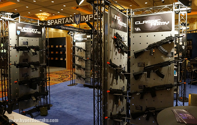 KING ARMS、CLASSIC ARMY、VFC