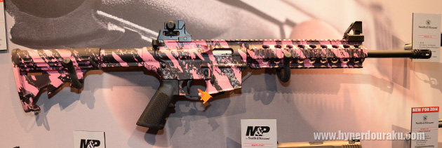 M&P15-22。ピンクプラチナムフィニッシュ