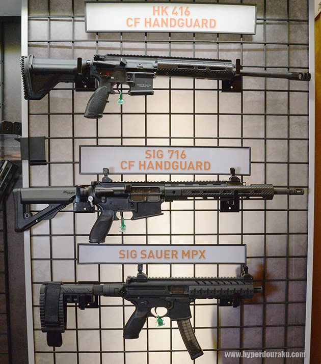 HK416、SIG716のカーボンハンドガード