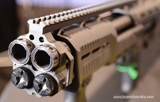 迫力のバブルバレルマズル