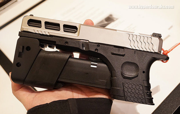 グリップをぶった切ったようなデザイン