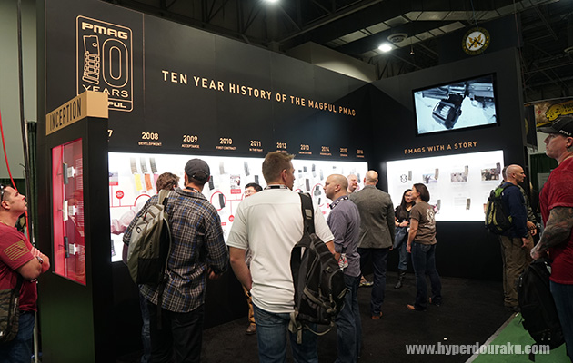 PMAGの10周年記念ブース