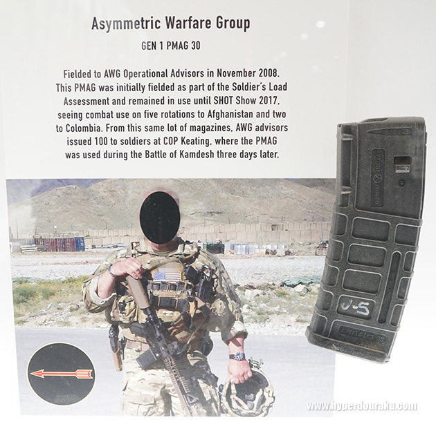 米陸軍AWG作戦アドバイザーの使用していたPMAG GEN1