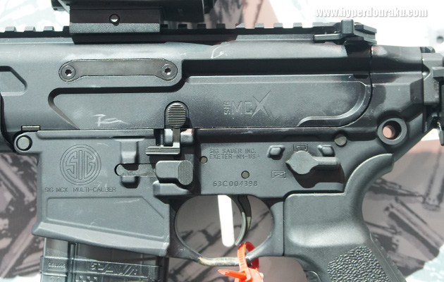 MCXのレシーバー左面