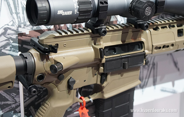 独自のレシーバーデザイン