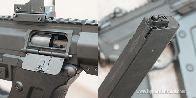 スライド式のホップレバー