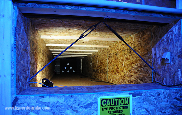 8mのシューティングレンジ