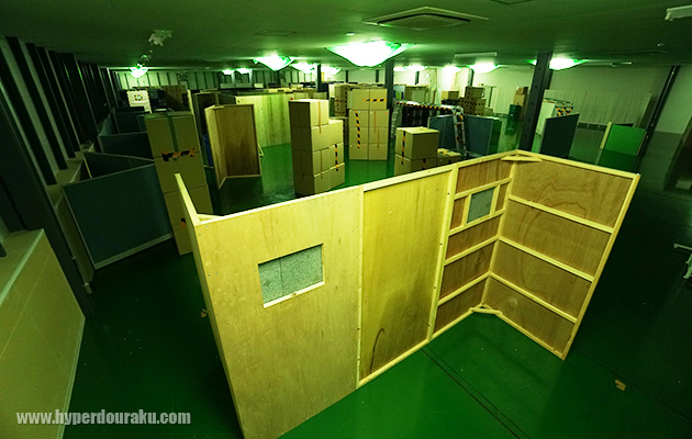 4隅にフラッグポイント