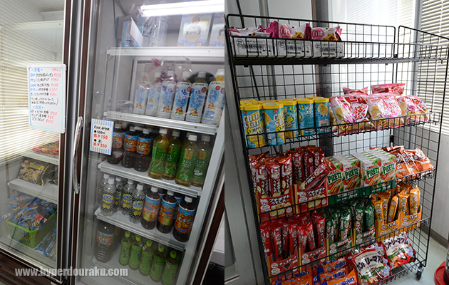 ドリンクやお菓子