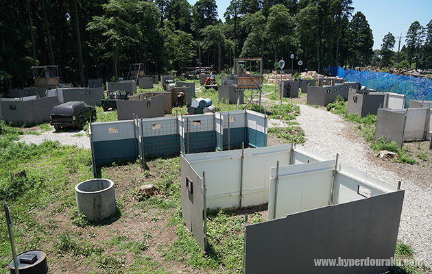 フラットなCQBエリア