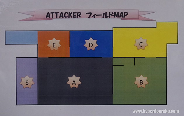 A～Eの5つのエリア