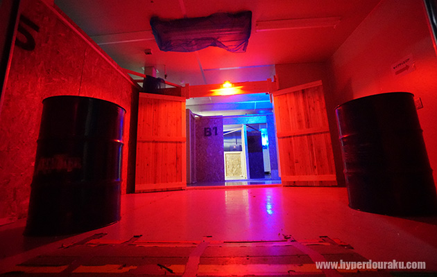 Bエリアに接続されるゲート