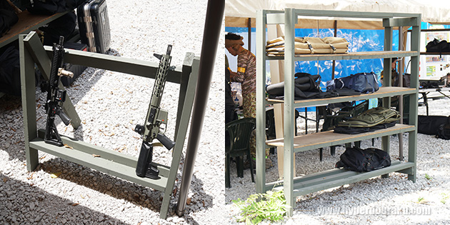 ガンラックや荷物棚