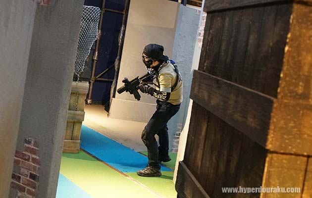 コンパクトなウエポンを装備