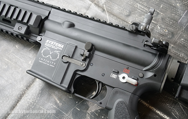NBORDEのHK416レシーバー仕様