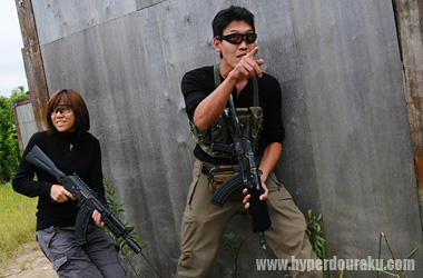 田村氏と長田氏がソマリ民兵チーム