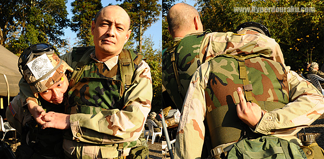 スティール大尉に見つかってしまう