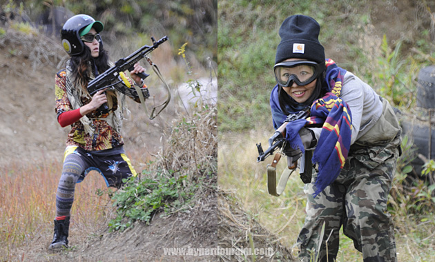 カラフルな民兵スタイル