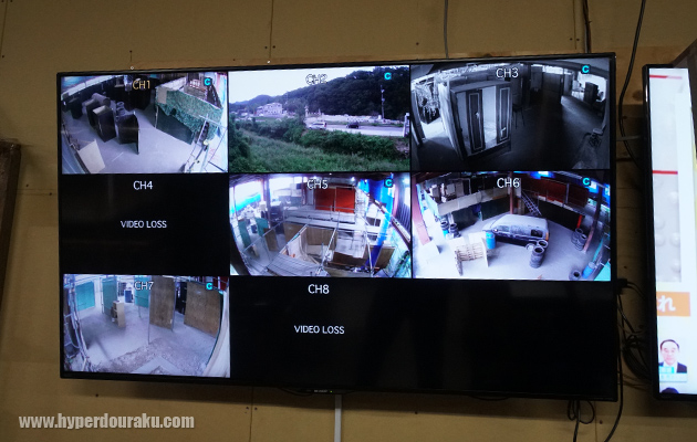 観戦用モニター