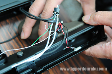 スイッチ部に光センサー