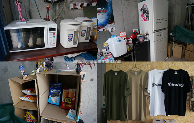 電子レンジ、給湯ポット、冷蔵庫