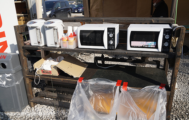 電子レンジ、電気ポット