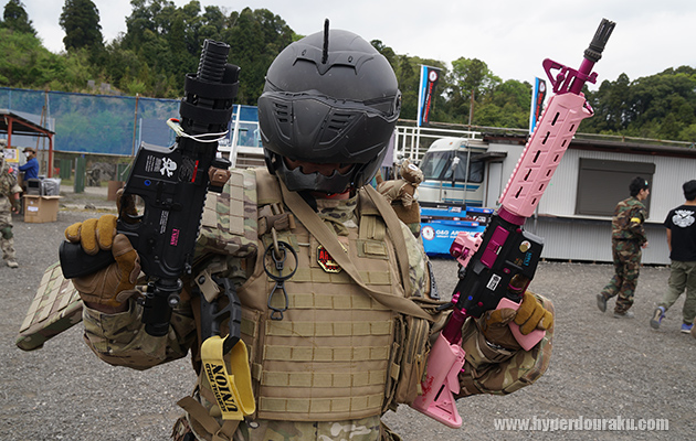 2丁のG&G電動ガン