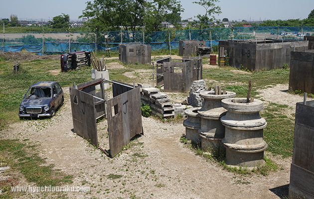 車両やコンクリートのストラクチャ