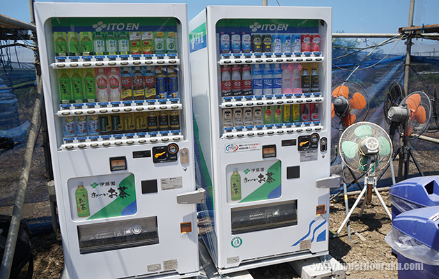 ドリンクの自販機