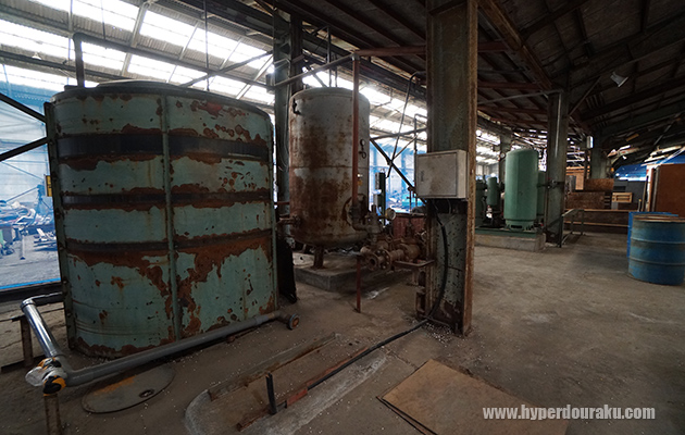 工場の設備がそのまま