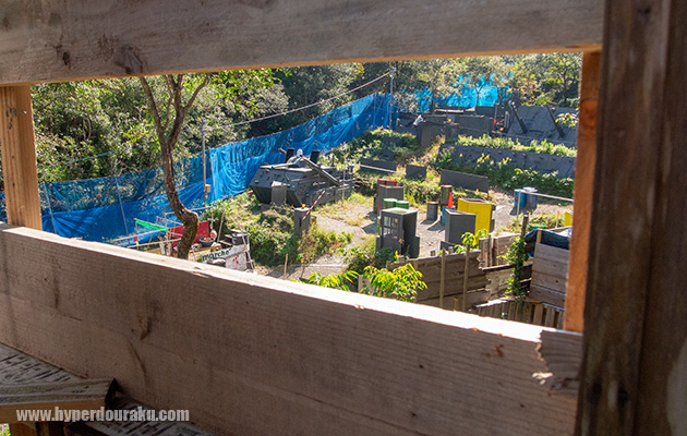 フィールドを見下ろせる